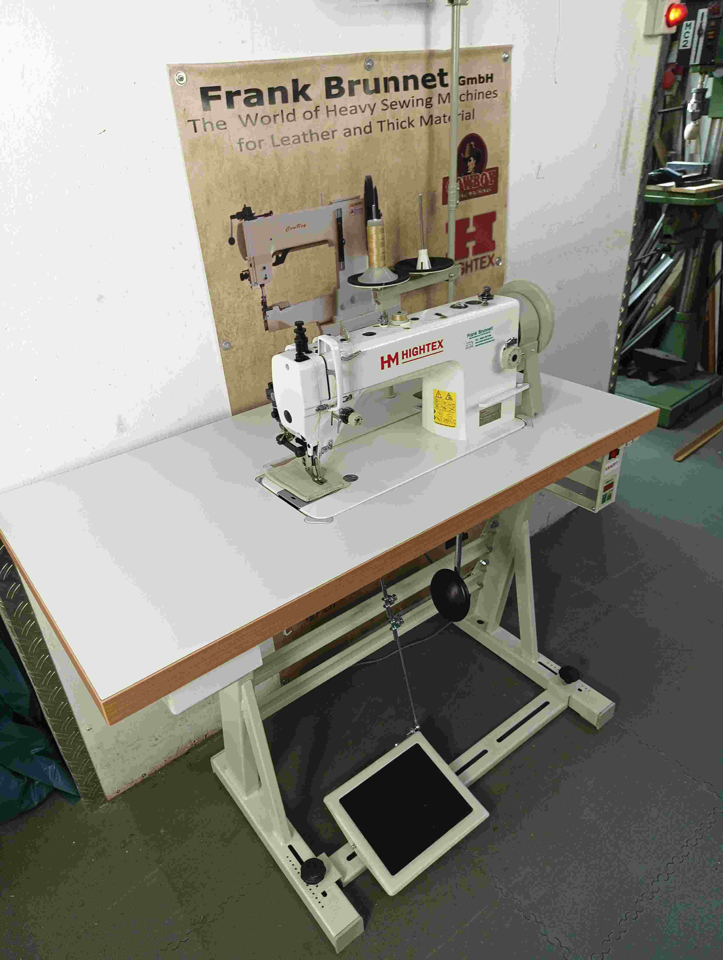 Hightex 797 Eco  Ledernähmaschine , Polstermaschine , leiser 230 V  Servo Motor