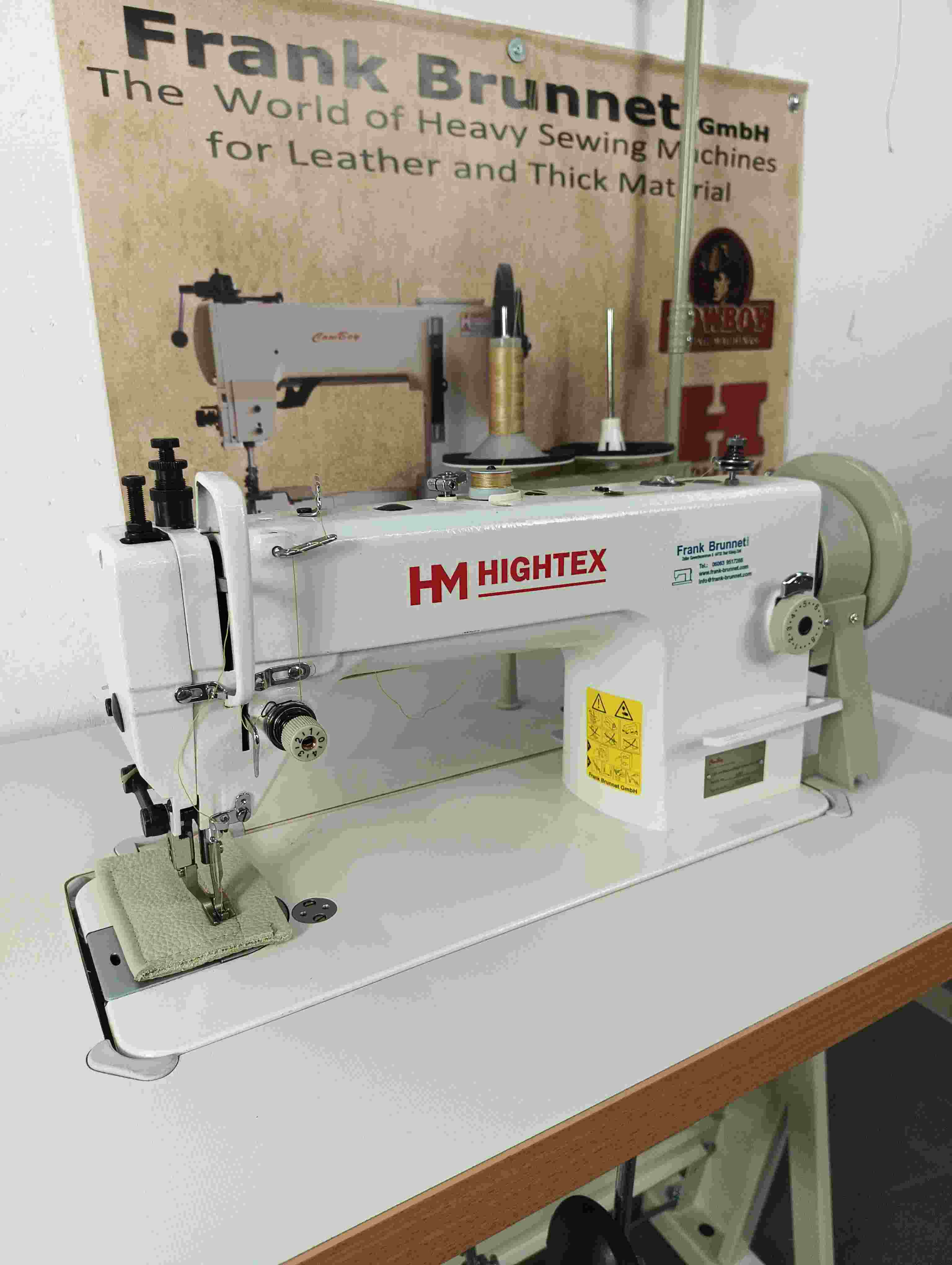 Hightex 797 Eco  Ledernähmaschine , Polstermaschine , leiser 230 V  Servo Motor