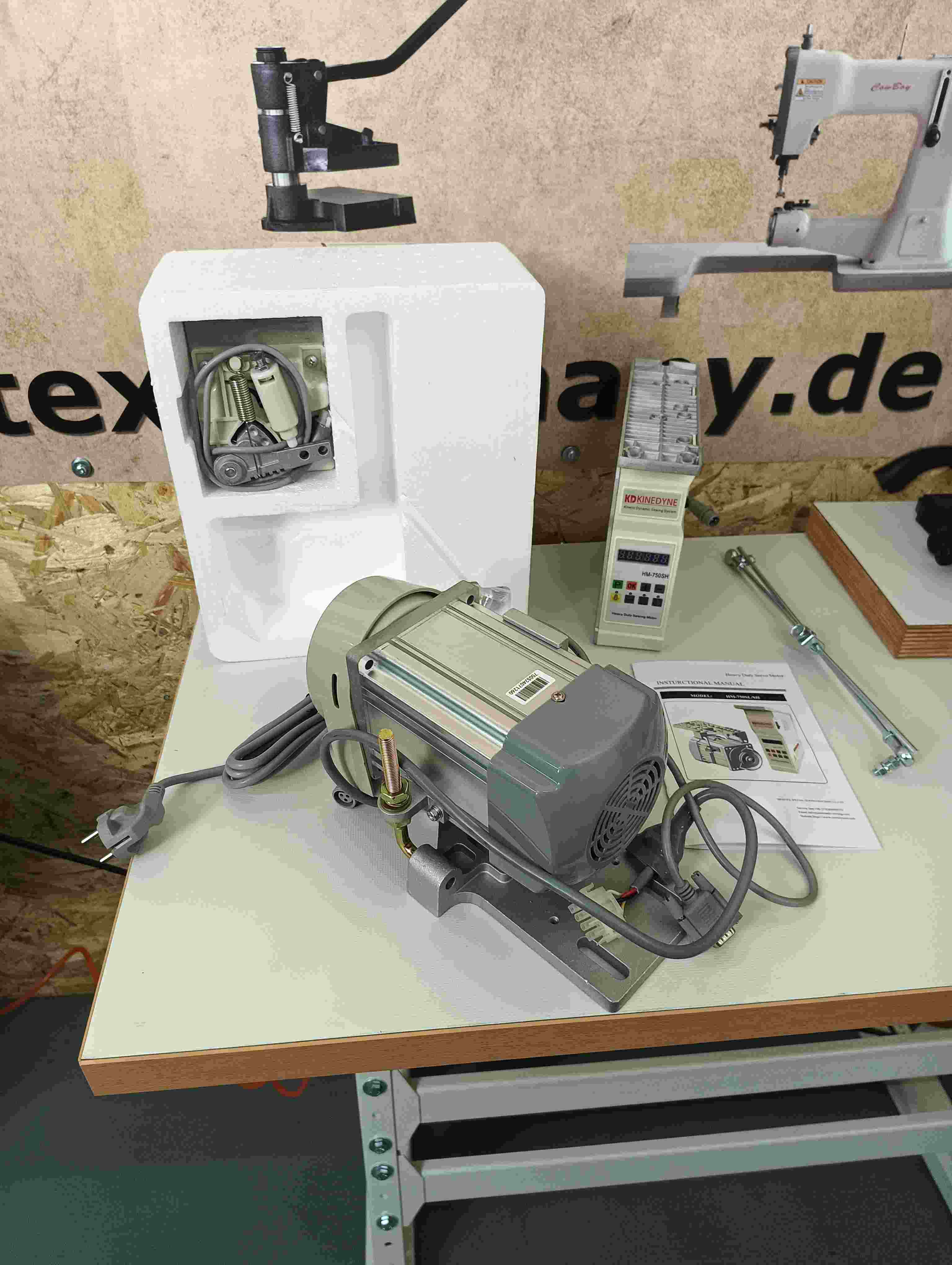 Motor Hightex Kinedyne 750  slow speed  Industrienähmaschine