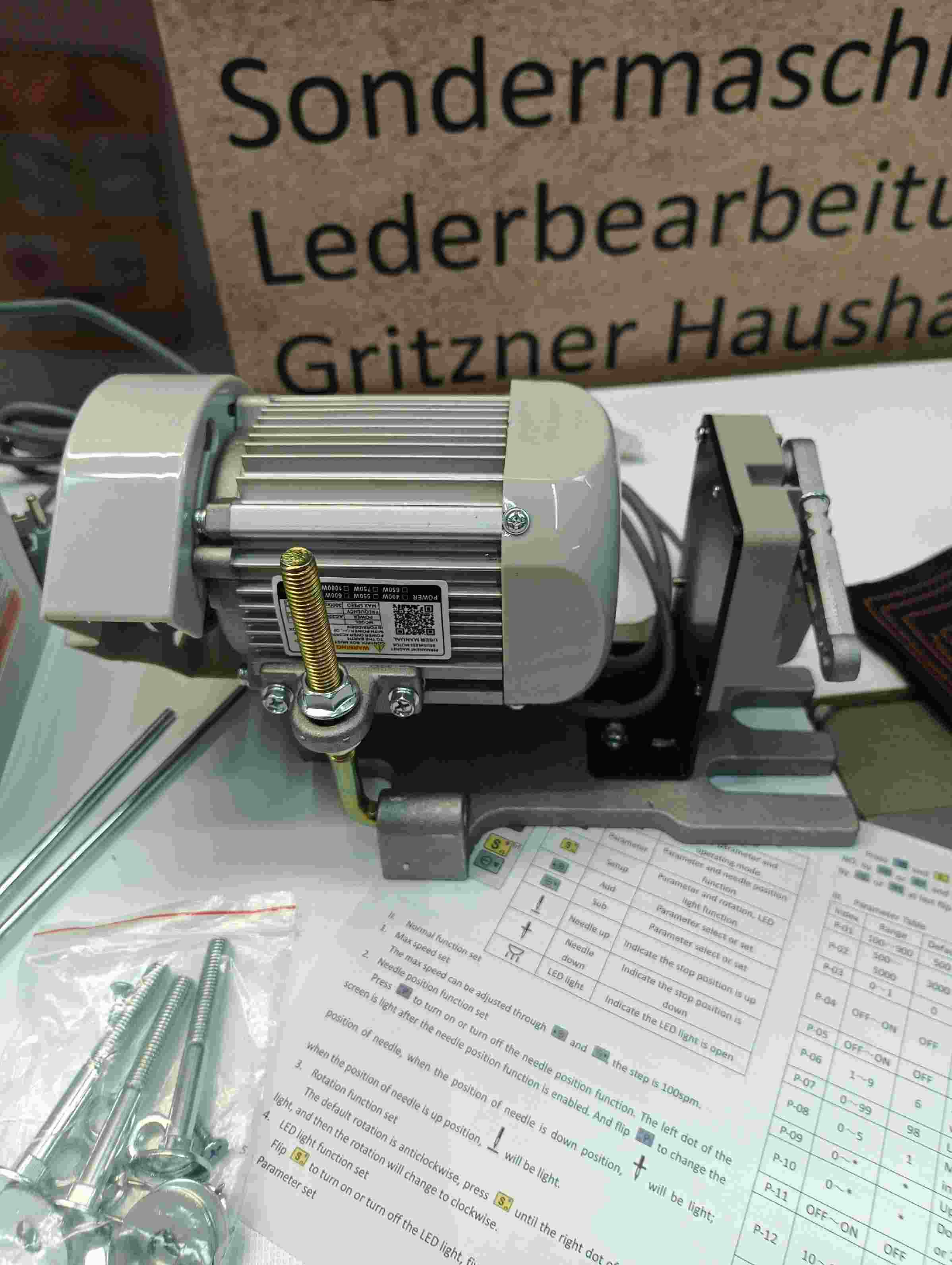 Industrienähmaschinen Motor KF 550  Ersatz für  Moretti , Ocel