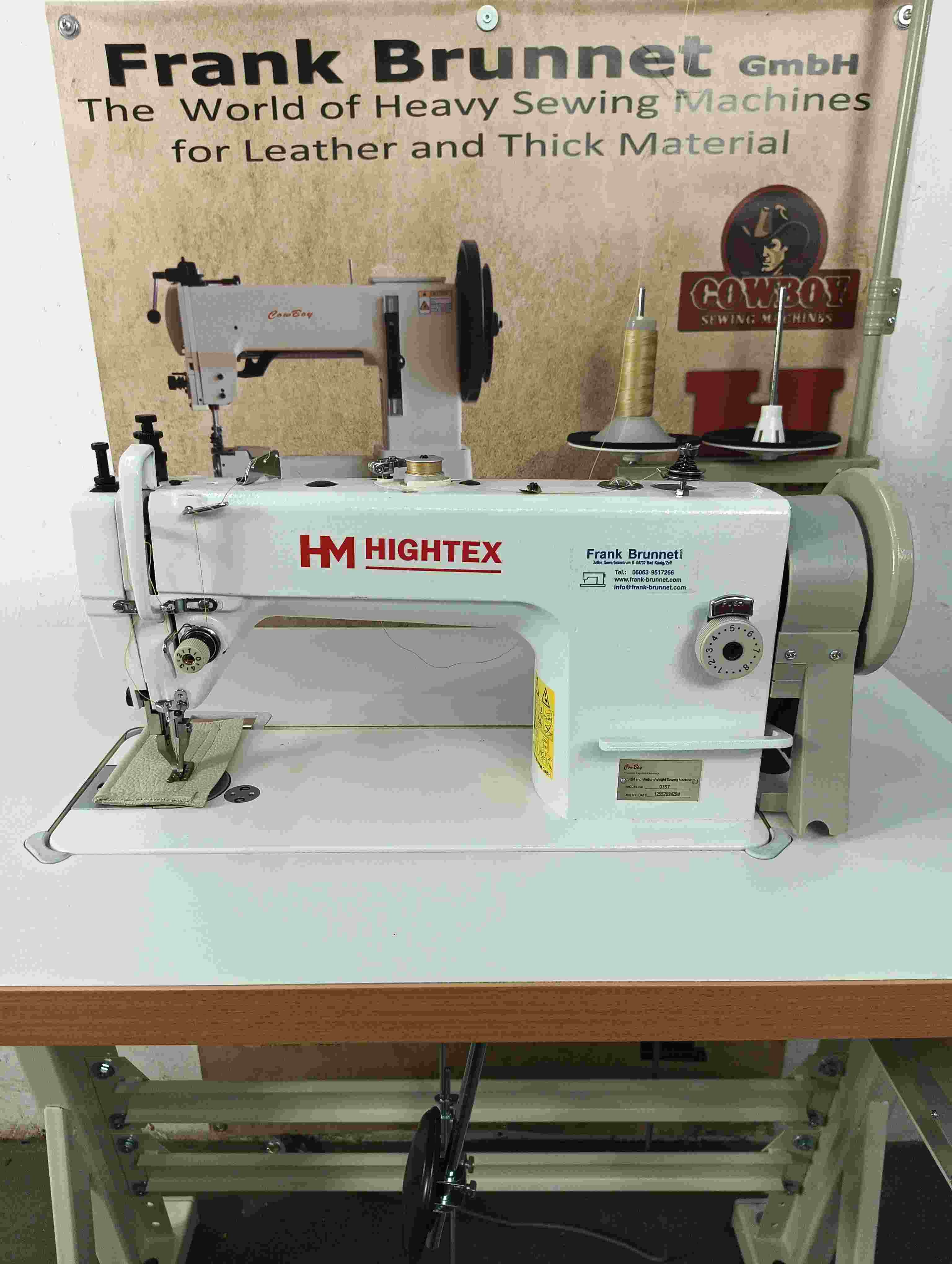 Hightex 797 Eco  Ledernähmaschine , Polstermaschine , leiser 230 V  Servo Motor